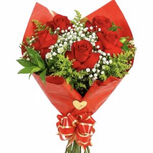BUQUÊ DE 5 ROSAS