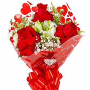 BUQUÊ DE 3 ROSAS