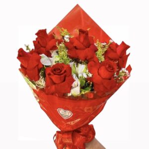 BUQUÊ DE 6 ROSAS