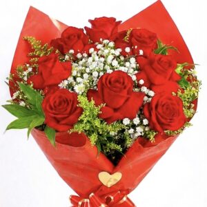 BUQUÊ DE 8 ROSAS