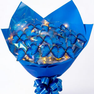 BUQUÊ DE 20 BORBOLETAS AZUL