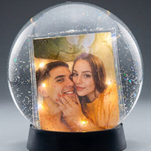 GLOBO DE NEVE COM LED