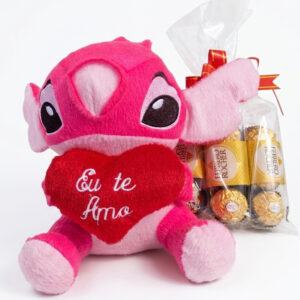 STITCH MENOR ROSA + FERRERO ROCHER