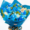 BUQUÊ DE 12 ROSAS AZUIS